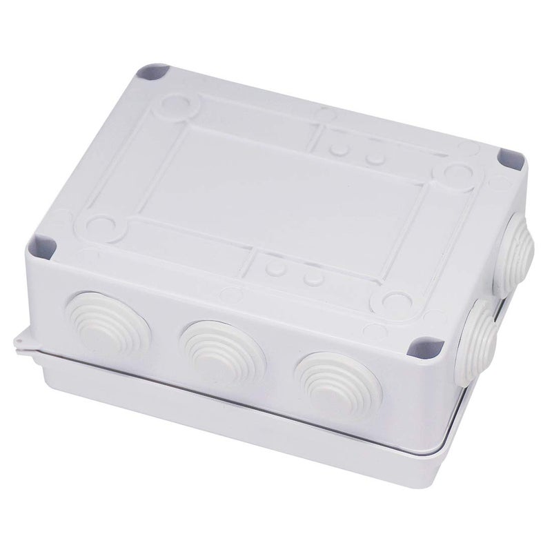 Zulkit Junction Box ABS Plastic Dustproof Waterproof IP65 Universal Electrical Boxes Project Enclosure White 5.9 x 4.3 x 2.8 inch (150 x 110 x 70mm) - Image 3